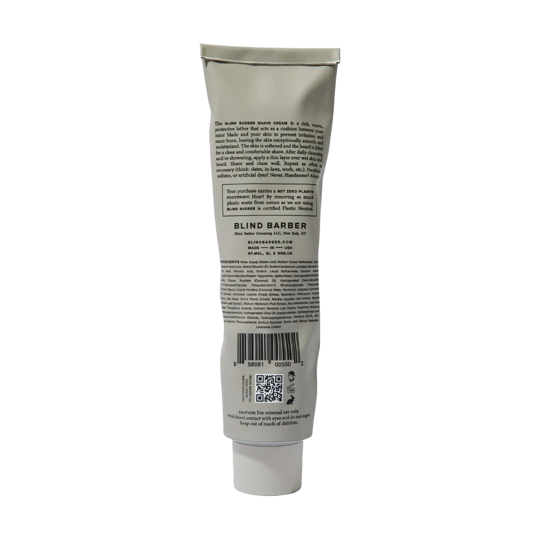 Blind Barber Watermint Shave Cream