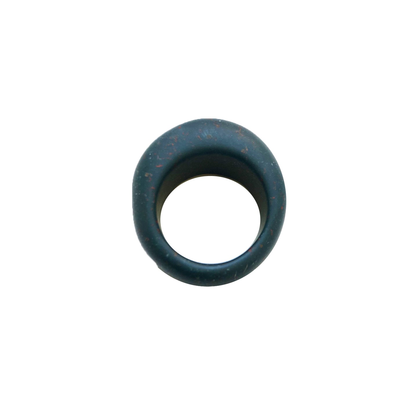 Wide Stone Ring x Hinge Designs