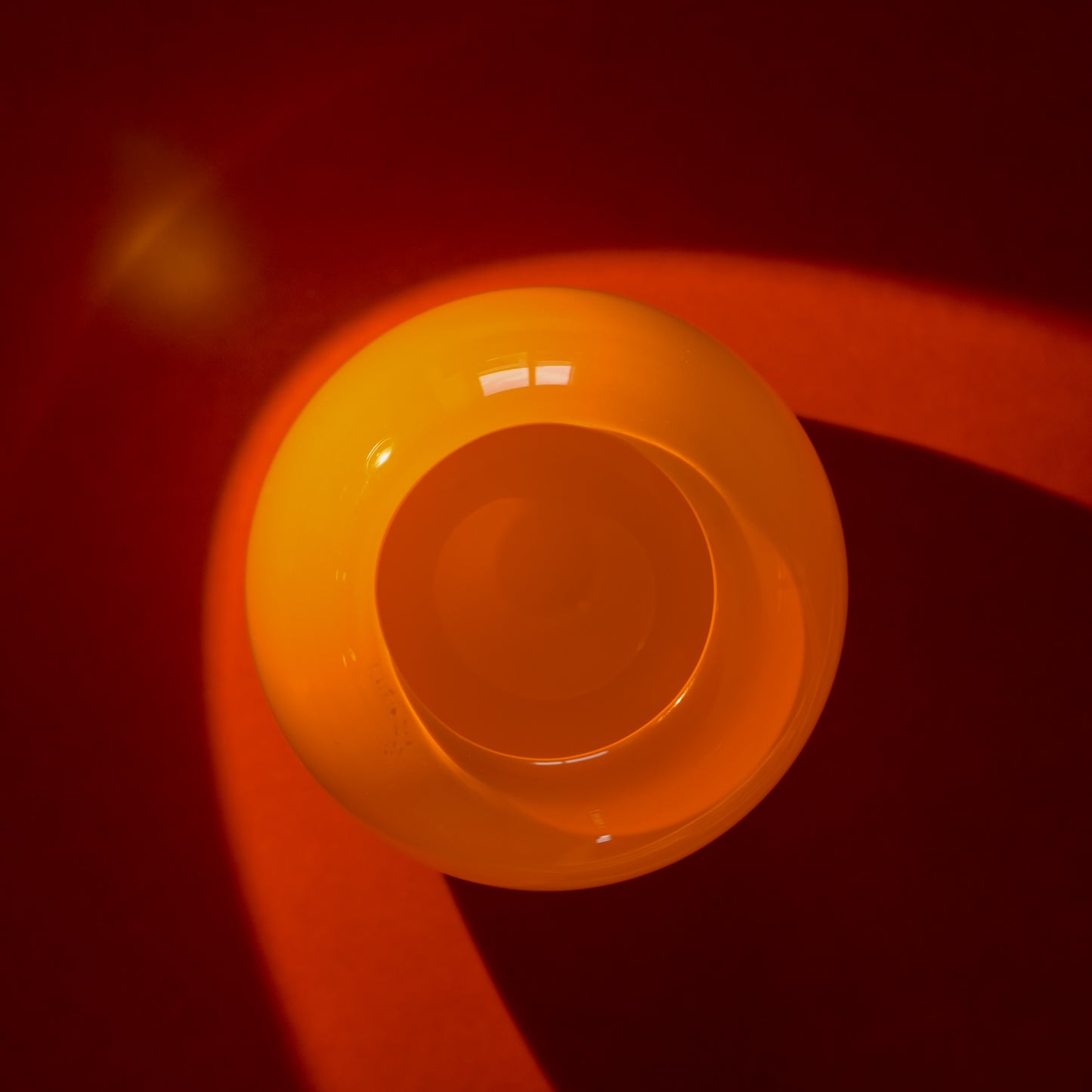 Hotel Magdalena Orange Candle Holder