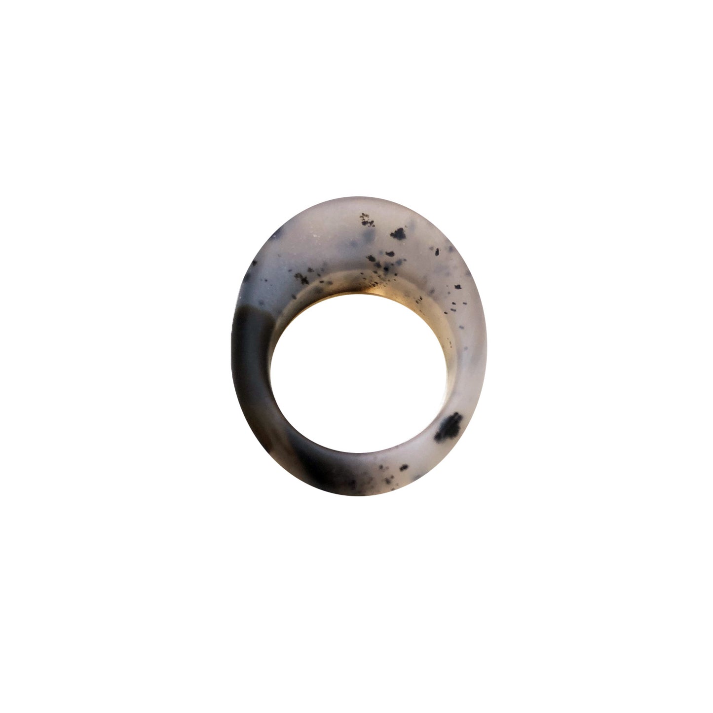 Narrow Stone Ring x Hinge Designs