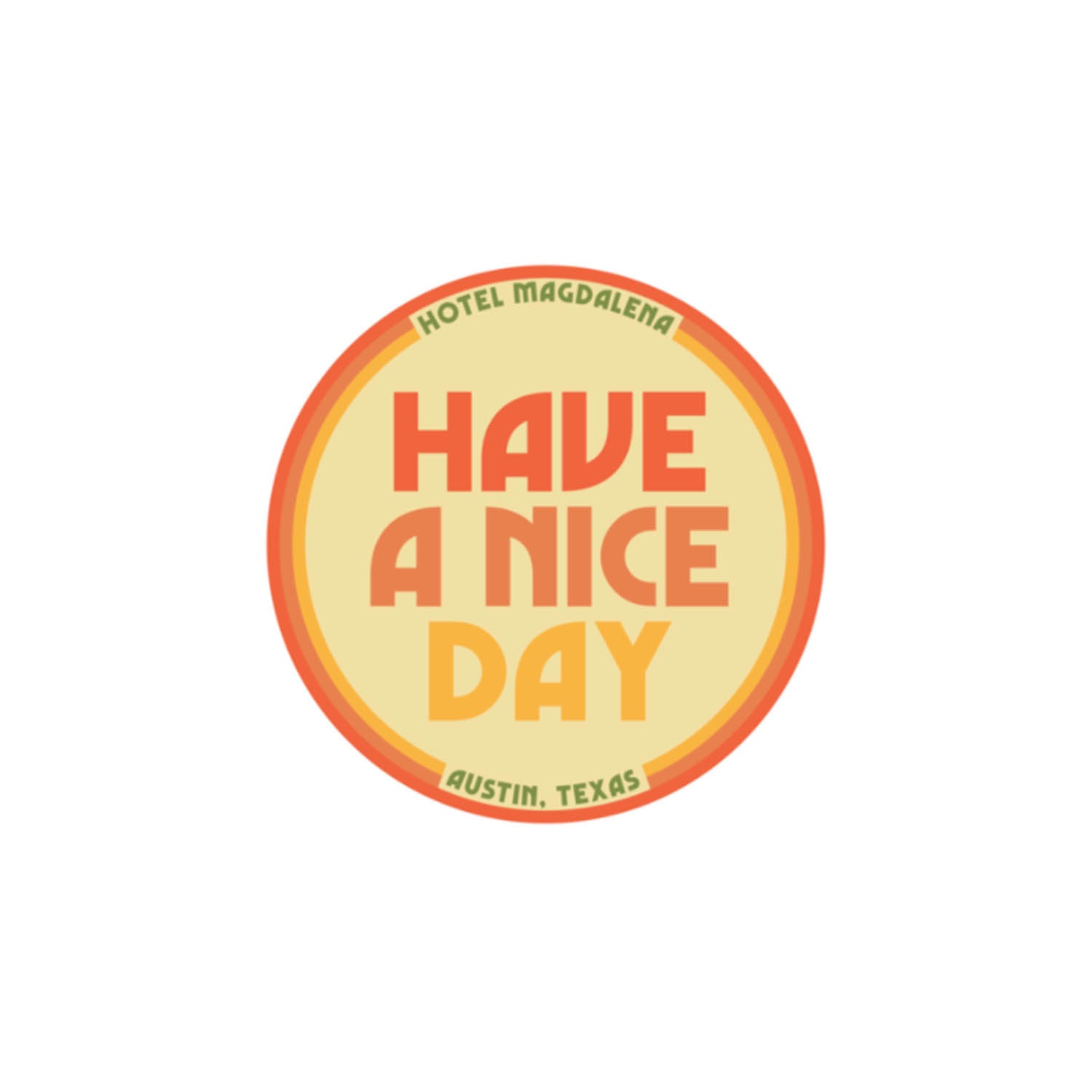 Have a Nice Day Sticker