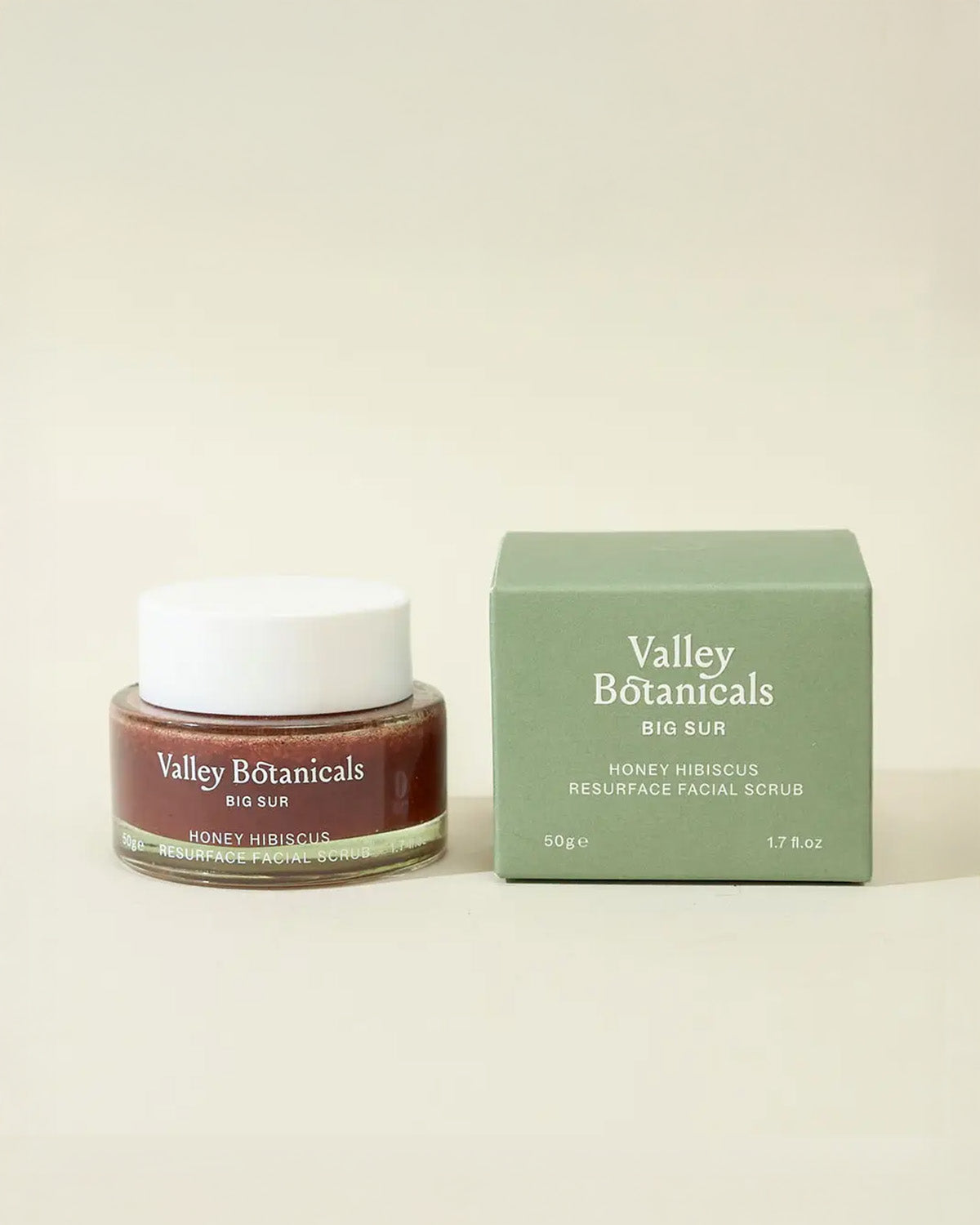 Valley Botanicals Honey Hibiscus Resurface Facial Scrub