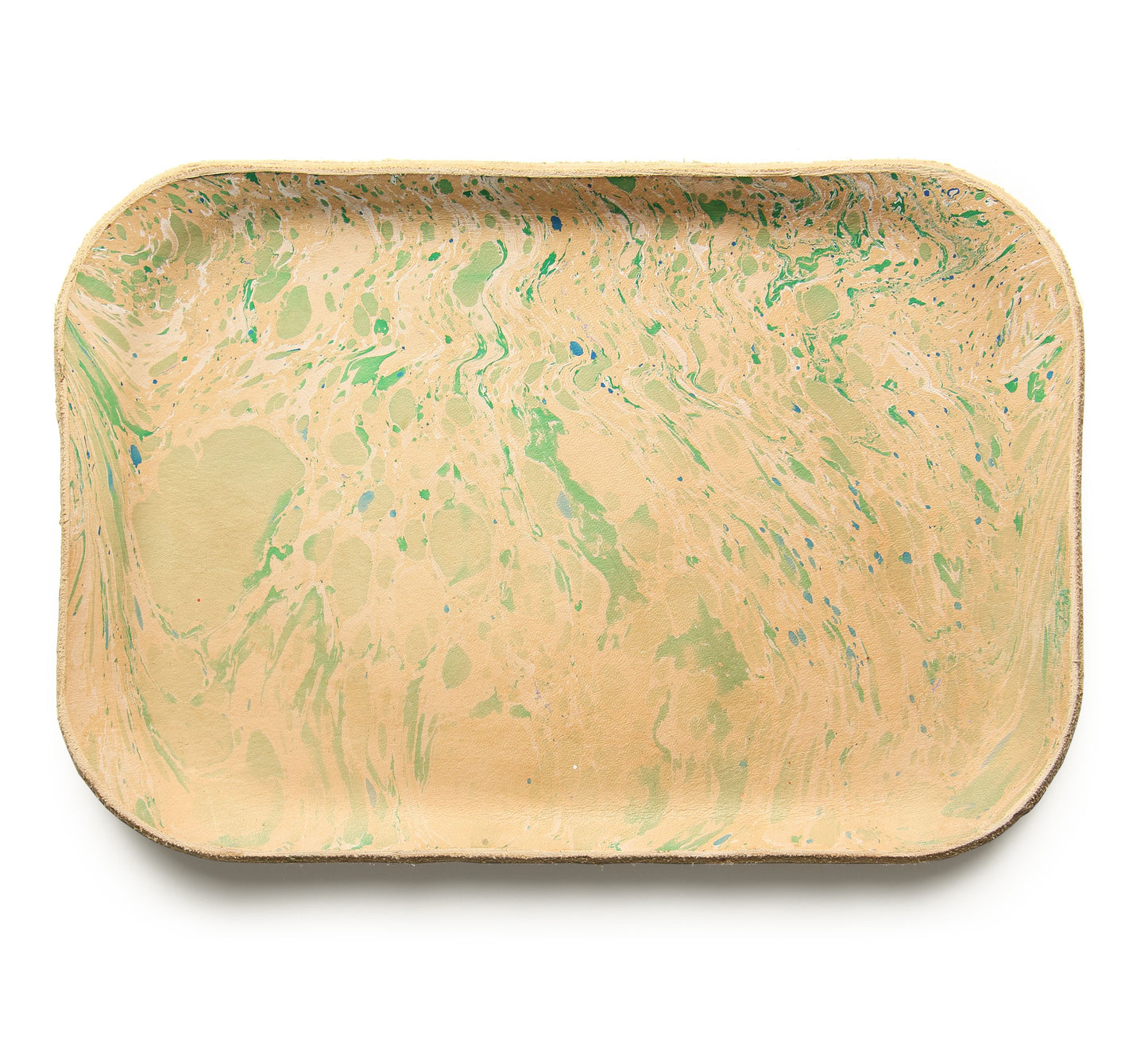 Marbled Leather Tray x Geode Design Studio